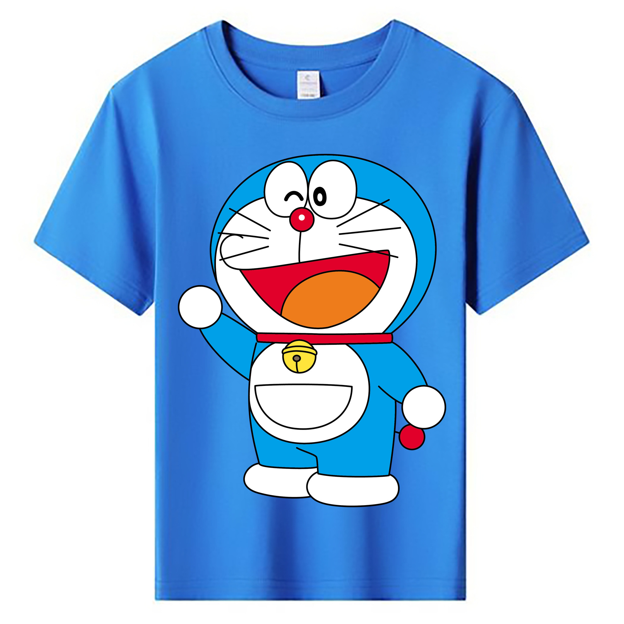 （画像用） ドラえもん Doraemon 綿100％キッズTシャツ（フロントプリント）